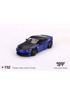   Minigt - 1:64 Nissan Z400 LB NATION WORKS Seiran Blue 2024  (LHD) - MINI GT