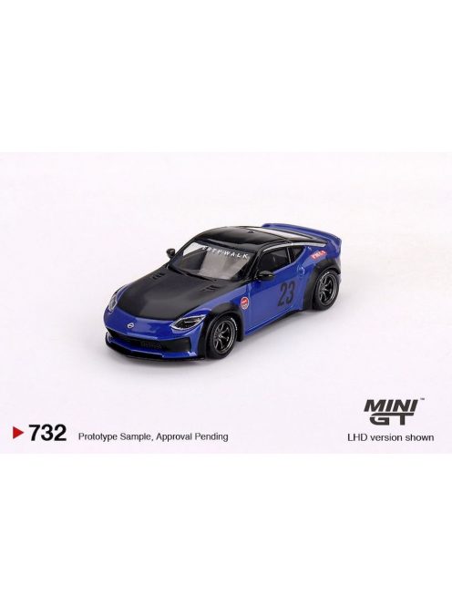 Minigt - 1:64 Nissan Z400 LB NATION WORKS Seiran Blue 2024  (LHD) - MINI GT