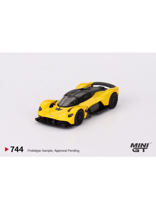 Minigt - 1:64 Aston Martin Valkyrie Sunburst Yellow 2023 (LHD) - MINI GT