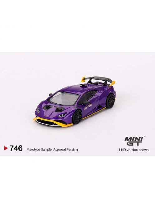 Minigt - 1:64 Lamborghini Huracan STO Viola Pasifae 2023 (LHD) - MINI GT