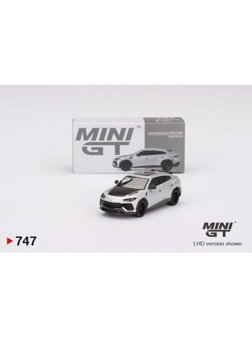 Minigt - 1:64 Lamborghini Urus Performante Grigio Nimbus Grey 2024 (LHD) - MINI GT