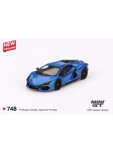   Minigt - 1:64 Lamborghini Revuelto Blu Eleos 2024 (LHD) - MINI GT