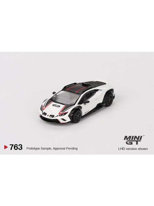 Minigt - 1:64 Lamborghini Huracan Sterrato Bianco Asopo 2023 (LHD) - MINI GT