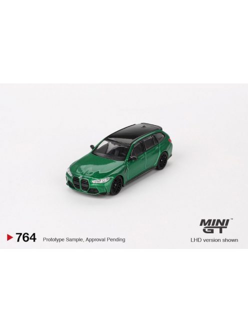 Minigt - 1:64 BMW M3 Competition Touring Isle of Man Green Metallic 2023 (LHD) - MINI GT