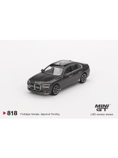   Minigt - 1:64 BMW i7 xDrive60 Dravit Grey 2024 (LHD) - MINI GT