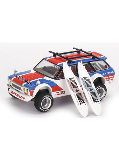 Minigt - 1:64 Datsun Kaido 510 Wagon Kaido Gt Surf Safari Rs (Rhd) - Mini Gt