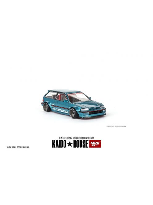 Minigt - 1:64 Honda Civic (EF) Kaido Works V1 1987 - MINI GT