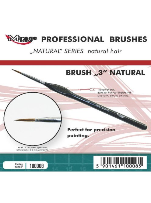 Mirage Hobby - MIRAGE BRUSH NATURAL SIZE 3