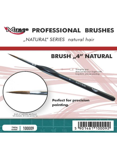 Mirage Hobby - MIRAGE BRUSH NATURAL SIZE 4