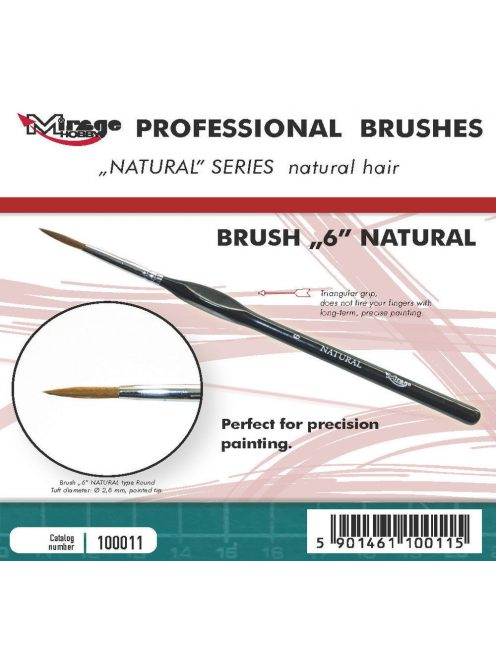 Mirage Hobby - MIRAGE BRUSH NATURAL SIZE 6