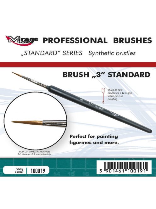 Mirage Hobby - MIRAGE BRUSH STANDARD SIZE 3