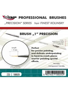 Mirage Hobby - MIRAGE BRUSH PRECISION KOLINSKY SIZE 1