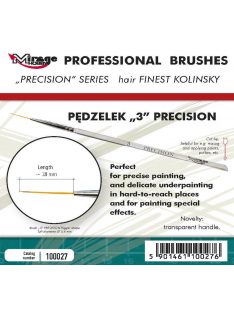 Mirage Hobby - MIRAGE BRUSH PRECISION KOLINSKY SIZE 3