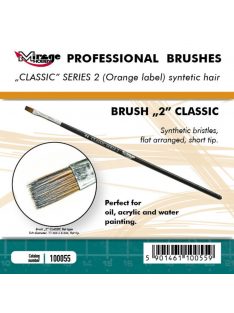   Mirage Hobby - MIRAGE BRUSH FLAT HIGH QUALITY CLASSIC SERIES 2 size 2