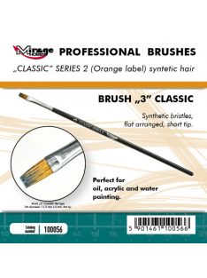   Mirage Hobby - MIRAGE BRUSH FLAT HIGH QUALITY CLASSIC SERIES 2 size 3