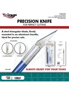 Mirage Hobby - MIRAGE Precision Knife + 5 blades (BLUE)