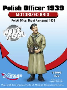   Mirage Hobby - Polish Officer1939 Motorised Brig.WhiteM White Metal