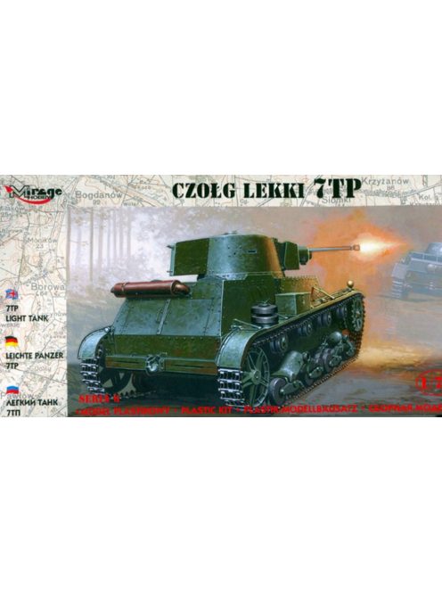 Mirage Hobby - Leichter Panzer 7 TP Ätzsatz