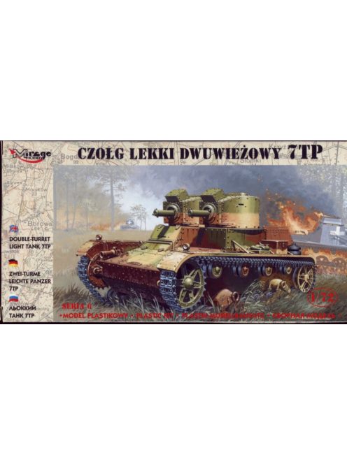 Mirage Hobby - Leichter Panzer 7 TP Ätzsatz