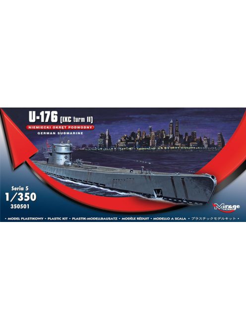 Mirage Hobby - German Submarine U-176 (IXC turm II)