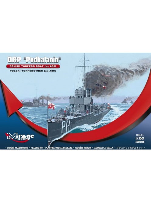 Mirage Hobby - ORP PODHALANIN Polish Torpedo Boat(exA80