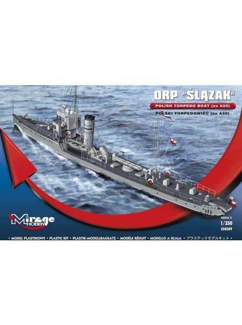 Mirage Hobby - ORP Slazak Polish Torpedo Boat (ex A59)