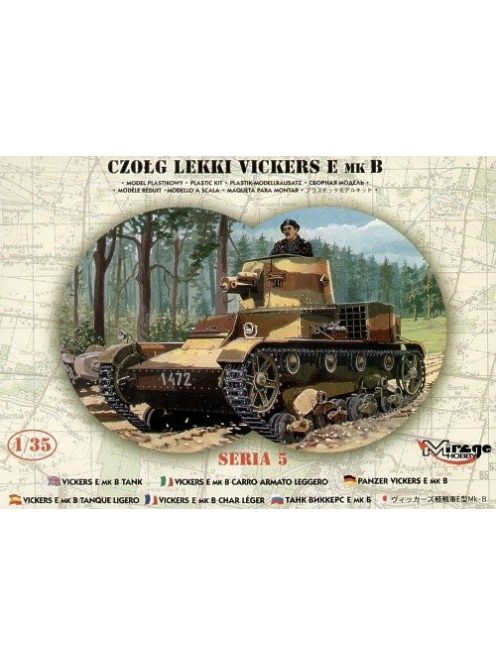 Mirage Hobby - Leichter Panzer Vickers E Mk B