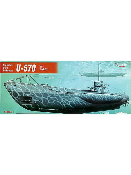 Mirage Hobby - Deutsches U-Boot U 570 Typ VII C Turm I