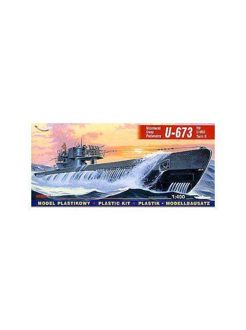 Mirage Hobby - Deutsches U-Boot U 673 Typ VII C Turm II