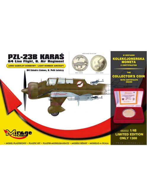 Mirage Hobby - PZL-23B Karas Light Bomber 64th Line