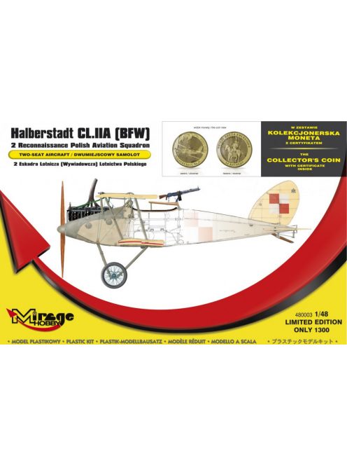 Mirage Hobby - Halberstadt CL.IIA(BFW) 2 Recinnais.poli