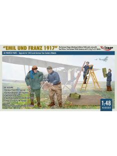   Mirage Hobby - WWI German FA(A) Units Crew 'Emil und Franz 1917' w/Equipment