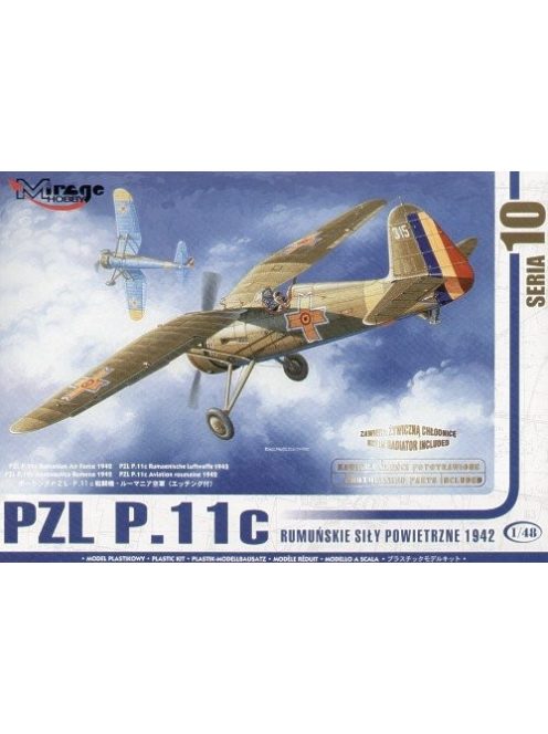 Mirage Hobby - PZL P-11 C Roman Luftwaffe w/Resin- and Fotoetched