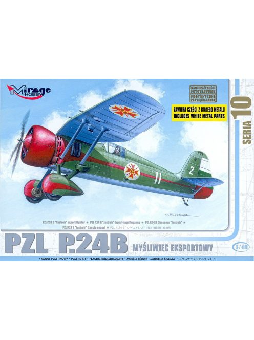 Mirage Hobby - PZL P-24 B Jastreb Exportversion mit Resin- und Fotoätzteilen