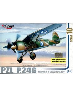   Mirage Hobby - PZL P.24 G Griechenland 1940/41 mit Resin- und Fotoätzteilen