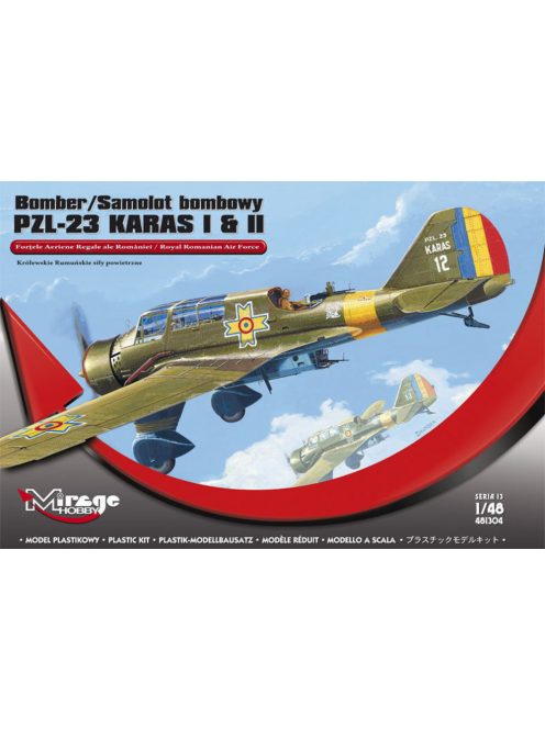 Mirage Hobby - Bomber PZL-23 KARAS I & II