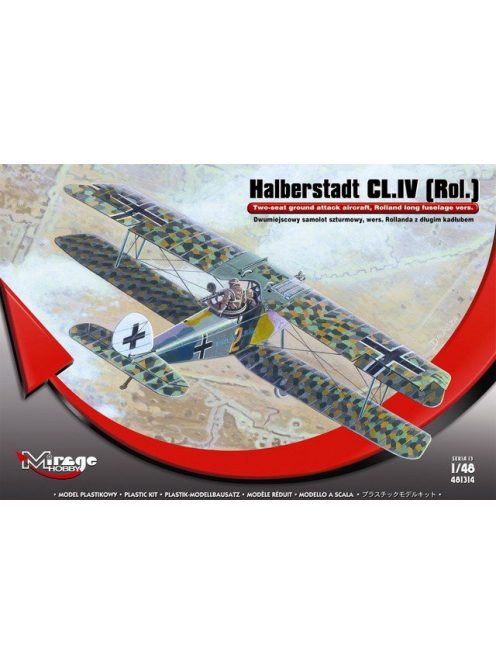 Mirage Hobby - Halberstadt CL.IV(Rol)Twi-seat ground su