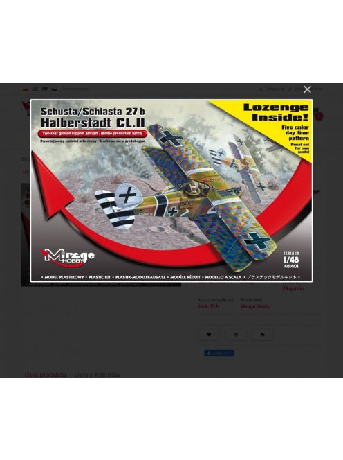 Mirage Hobby - Schusta/Schlasta 27b Halberstadt + color