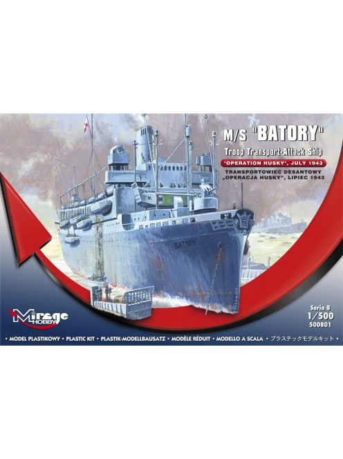 Mirage Hobby - M/S Batory Troop Transporter-Attack Ship