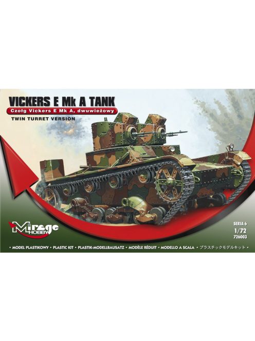 Mirage Hobby - Leichter Panzer Vickers E Mk A