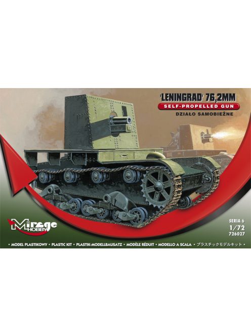 Mirage Hobby - Selbstfahrhaubitze 76,2 mm Leningrad