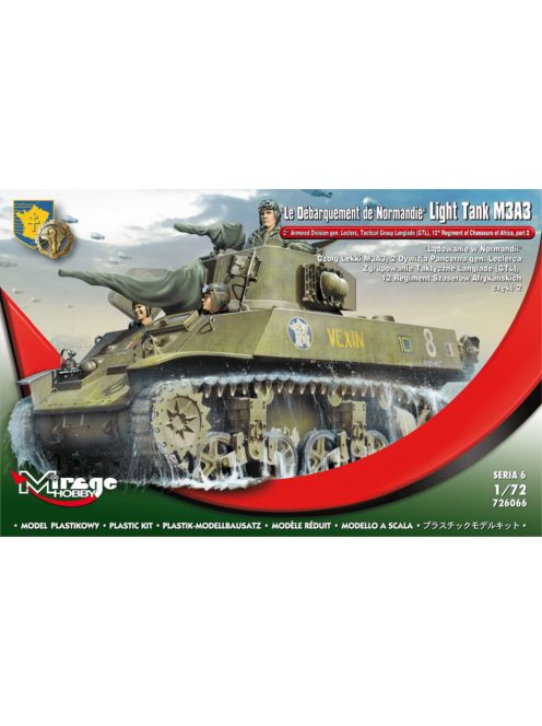 Mirage Hobby - Le Débarquement de Normandie Light Tank M3A3,