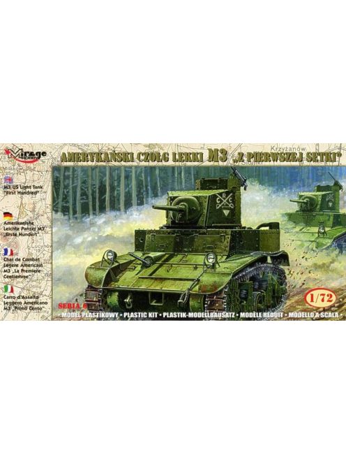 Mirage Hobby - M3 US Light Tank 'First Hundred'