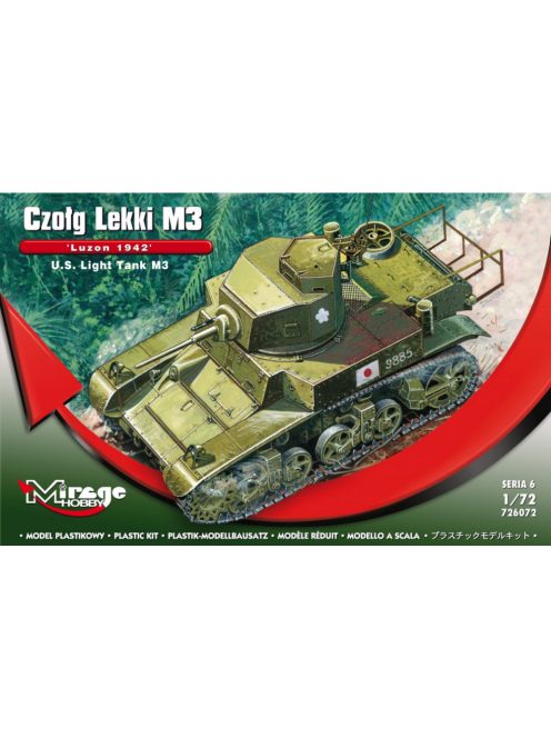 Mirage Hobby - U.S. Light Tank M3 "Luzon 1942"