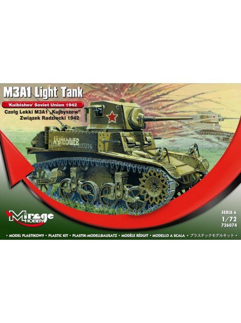 Mirage Hobby - M3A1 Light Tank 'Kuibishev' Sov. Union