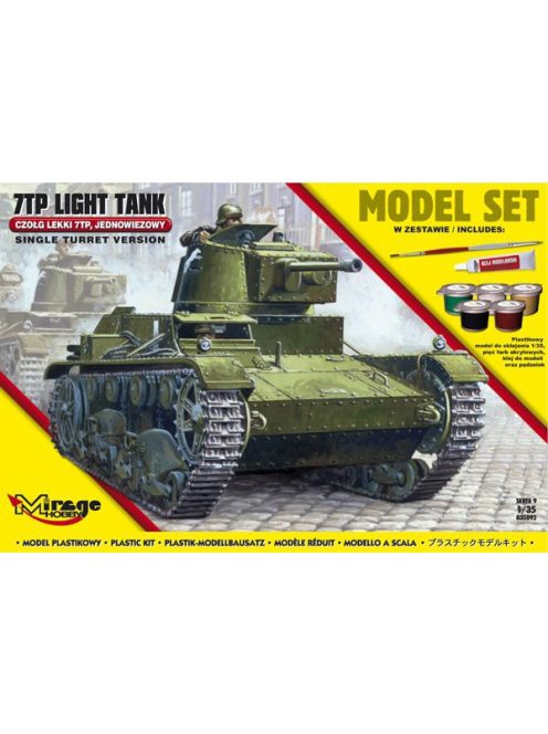 Mirage Hobby - 7TP Light Tank "Single Turret"(Model Set