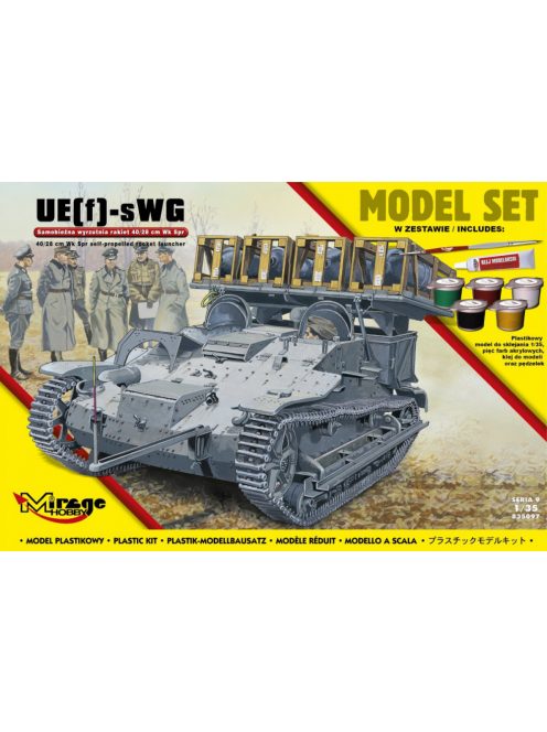 Mirage Hobby - UE(f)-sWG,40/28cm WK Spr(German self-pro propelled rocket launcher)(ModelSet