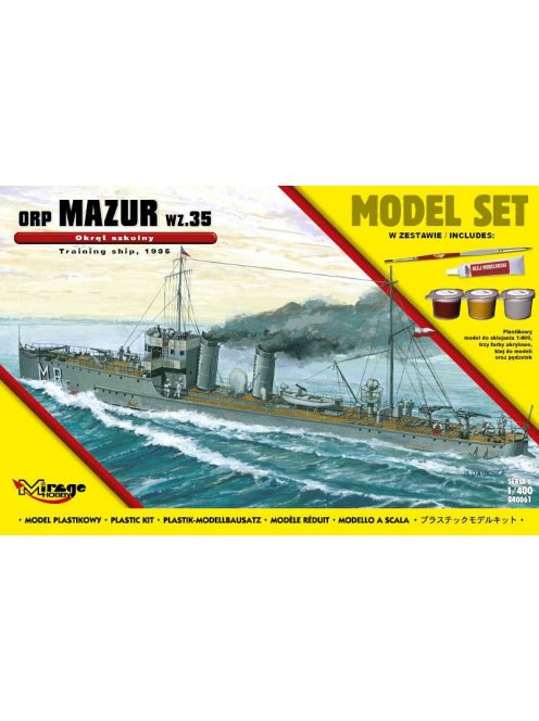 Mirage Hobby - ORP"MAZUR"1935(Training Ship)(Model Set)