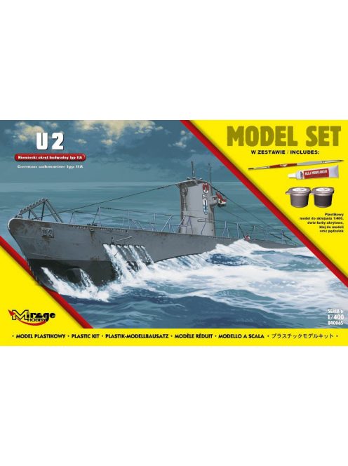 Mirage Hobby - U2(German Submarine WWII typeIIA(ModelSe