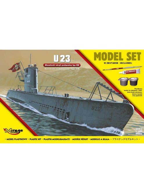 Mirage Hobby - U23 (German Submarine WWII TypeIIB(Model (Model Set)